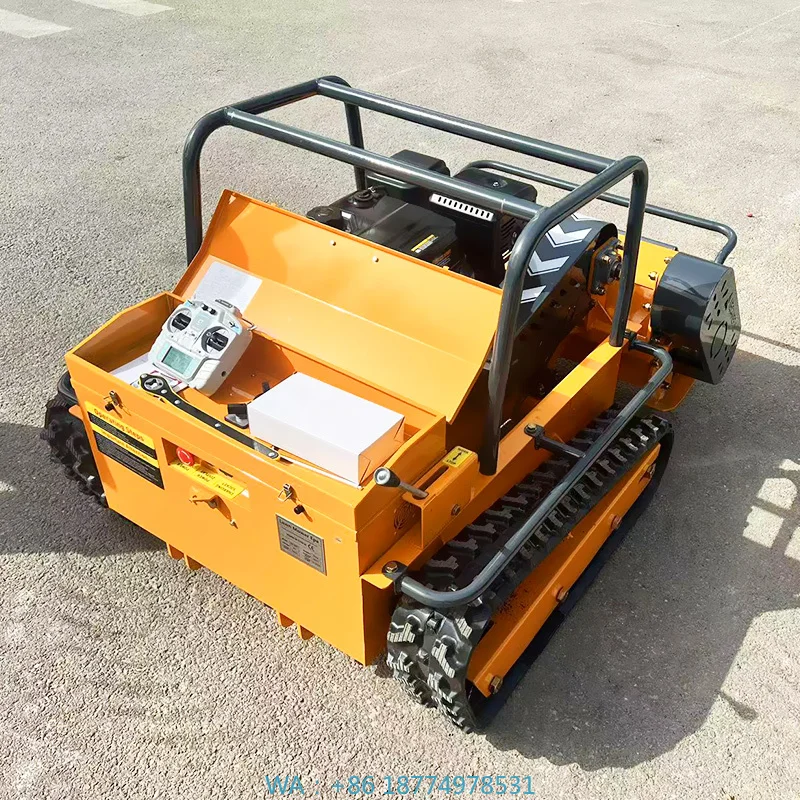 Industrial Free Delivery Available Advanced Technology Zero Turn Mowing Robot Remote Control Lawnmower /Engine