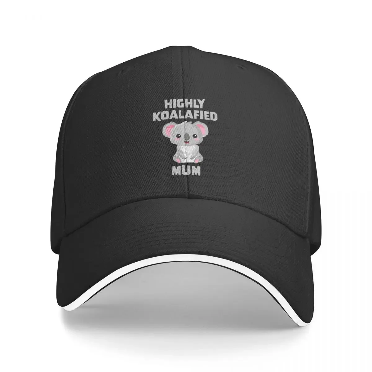 Highly Koalafied Mum Baseball Cap Hat Baseball Cap Beach Bag Military Cap Man Sports Women Beach Fashion Men's