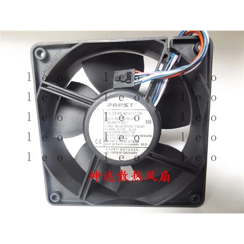 

Вентилятор охлаждения EE, 1 шт., MULTIFAN 4218/17DV, DC48V, 12038, 12 см, 5-контактный, осевой. #