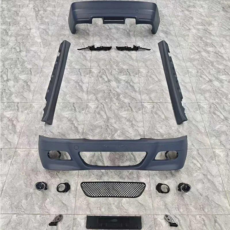 1998-2005 3 Series E46 M3 Style Facelift Body Kit Full Exterior Surround Mod PartsOld To New Facelift Body Kit