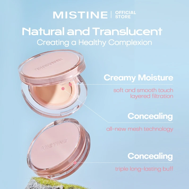 MISTINE Poreless BB CC Cushion Foundation Long lasting waterproof Oil Control Concealer 13g Original Real Makeup Cosmetics