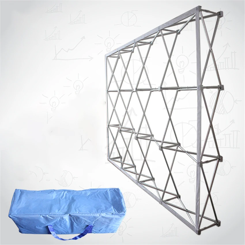 Aluminum Alloy Portable Backdrop Frame, Wedding Flower Wall Display Stand for Stage Exhibition Advertising