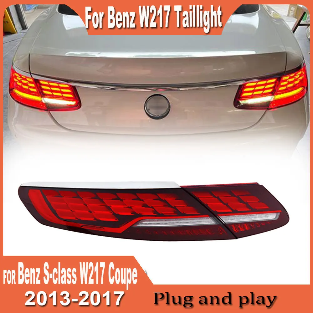 Car Tail Lights For Benz S-class W217 Coupe Taillights 2014-2018 Modified Led Rear Brake Reverse Turn Signal Lights Assembly