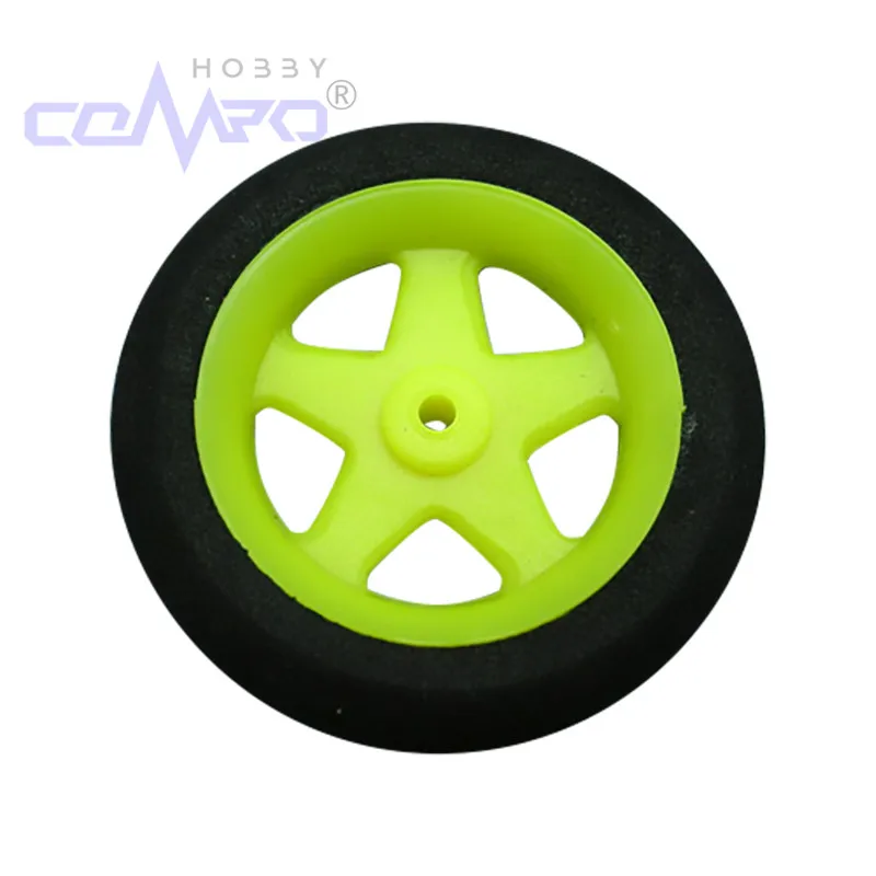 10 peças roda de 5 raios pneu esponja 4 cores dia30-46mm espuma super leve para kt espuma asa fixa modelo de aeronave rc substituição de avião