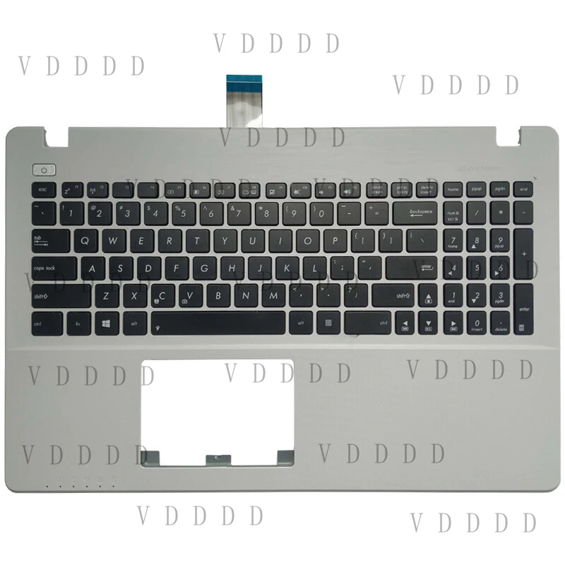 L... US Keyboard For ASUS X550VC X550VL X550W X550WA X550WE  X550ZA Palmrest Cover