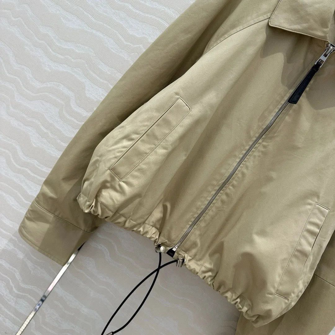 سترة بالون بنفس النمط للمشاهير، تصميم سفلي برباط للفتيات الرائعة، نسيج من القطن الخالص، قميص قصير على الموضة الحديثة