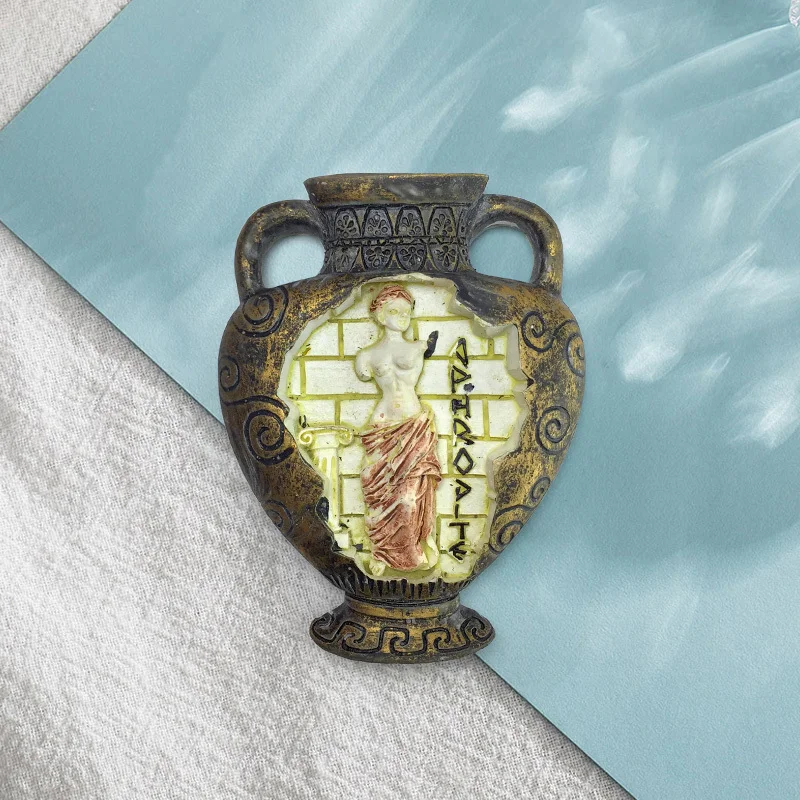 

Greek Venus Statue Classical Pot Refrigerator Magnet Travel Souvenir Home Decoration3d3D Painted Decorations