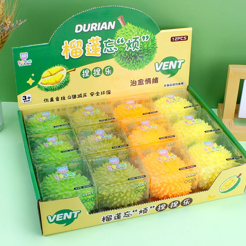 Simulated Cute Creative Stress-Relief Durian, Fun Fruit That Doesn't Rot, Stress-Relief Interesting Toy