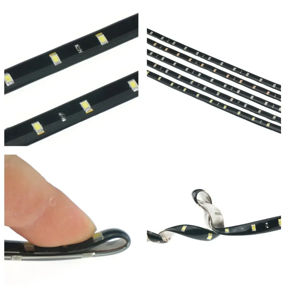 30CM LED Streifen Lichter Auto Styling Dekorative Umgebungs Licht 15SMD Wasserdichte LED Flexible Atmosphäre Licht Tagfahrlicht – Detail 11
