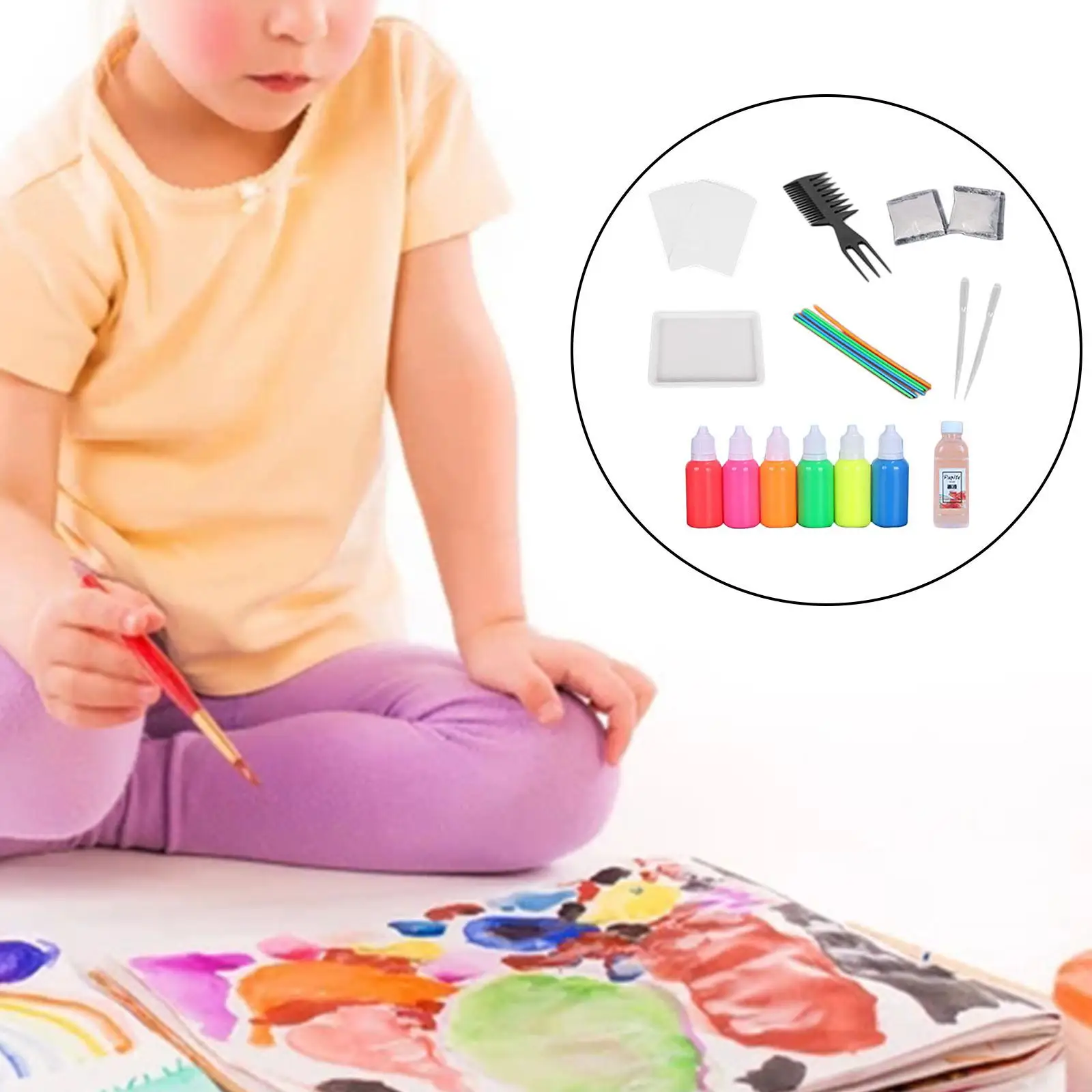 Colorful Paint Kits Educational Toys Activity Toy Drawing Tool