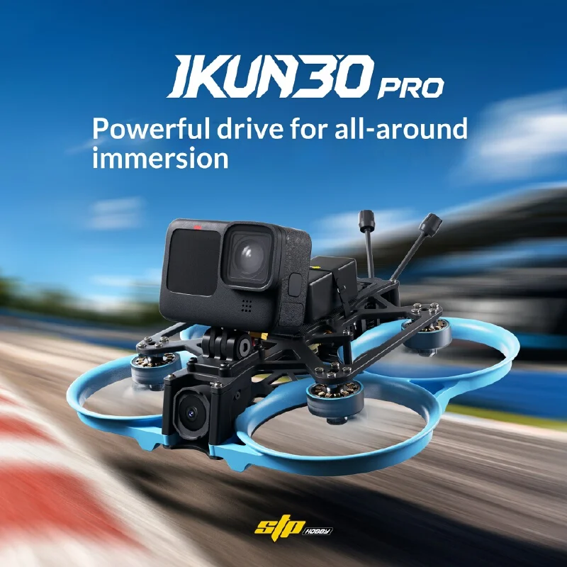 STP iKun30 PRO 3 Inch Cinewhoop FPV Drone PNP ELRS 2.4G With O4 Pro HD VTX Freestyle Racing Drone Great Gift For FPV Enthusiasts