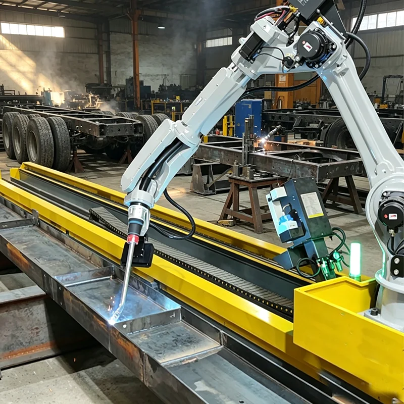 Long Reach 2000mm 6 Axis MIG Welding Robot Arm Robotic Manipulator For Large Metal Components
