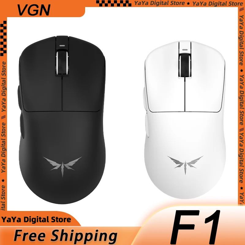 vgn vxe dragonfly f1 mouse sem fio paw3395 sensor nordic 52840 2khz fps jogo velocidade inteligente low delay jogo presente de escritorio 01