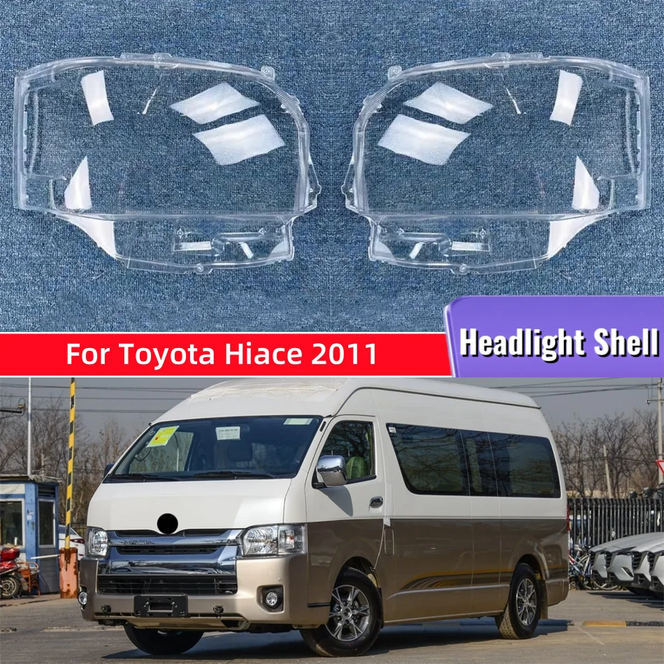 

Для Toyota Hiace 2011, автомобильные товары, колпачки для абажуров, крышка для фар автомобиля, крышка объектива передней фары, корпус