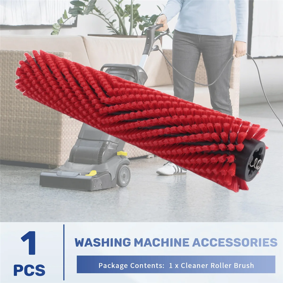 Promotion!Cleaner Roller Brush Main Brush for BR 30/4C Rollers,Red Roller Brush 4.762-452.0 for BR 30/4C