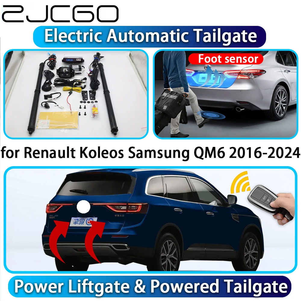 

ZJCGO for Renault Koleos Samsung QM6 2016-2024 OEM Automatic Power Liftgate Powered Tailgate Intelligent System Trunk Lift Kit