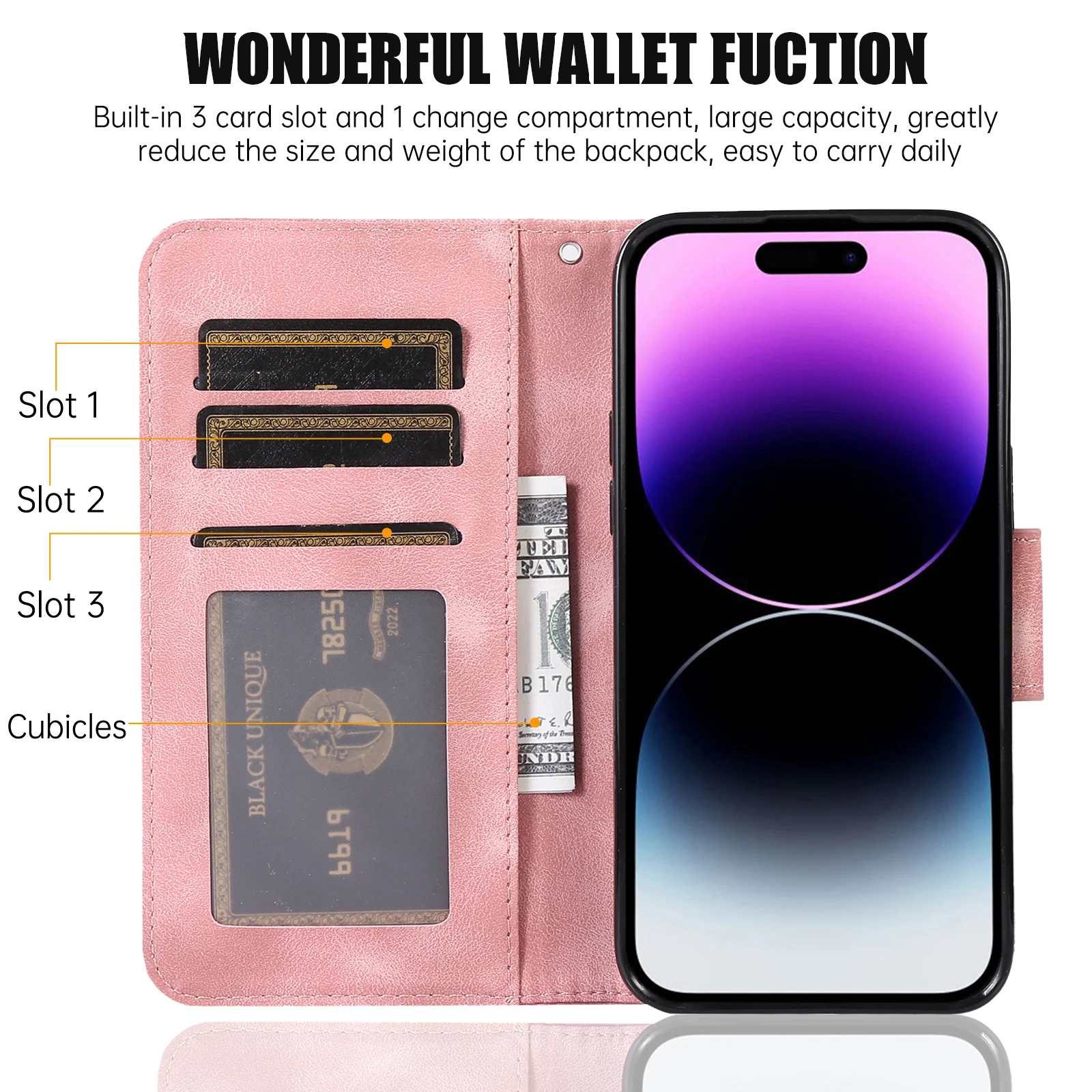 Stand card Shockproof Phone Case For Iphone 11 Pro max 12mini 13 pro 14 plus Samsung Galaxy A54 A34 A24 A14 A53 A33 A13 S23Plus