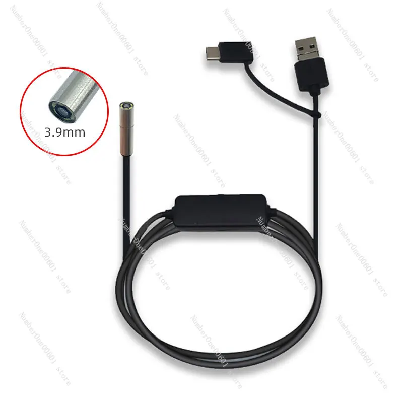 

3.9Mm High-definition Industrial Endoscope with 360 ° Probe, Suitable for USB-C Plug and Play Miniature Detection Camera