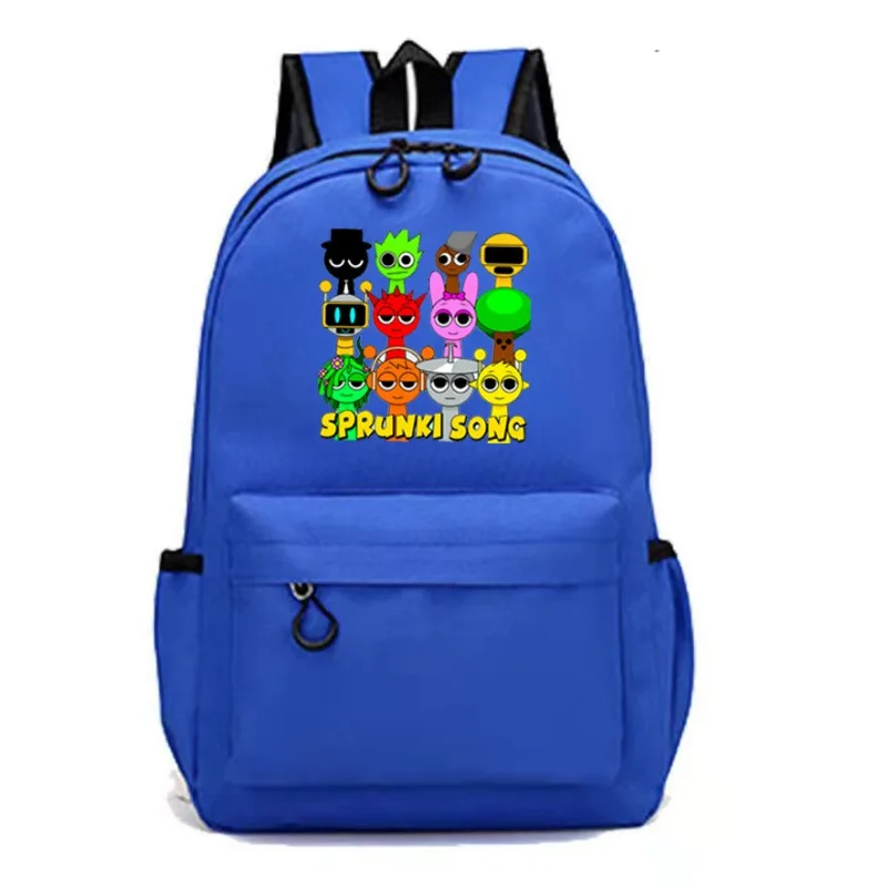 Sprunki Schulrucksack Tasche Cartoon Anime Kind Junge Mädchen Incredibox Mochila Student Rucksack Teenager Bedruckter Rucksack Geschenk