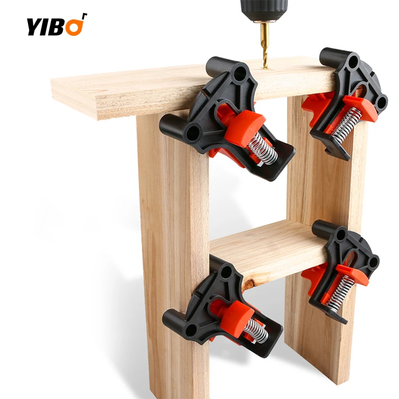 

90 Degree Right Angle Clamp Fixing Clips Woodworking Hand Tool Furniture Repaire Photo Reinforcement Picture Frame Corner Clamp