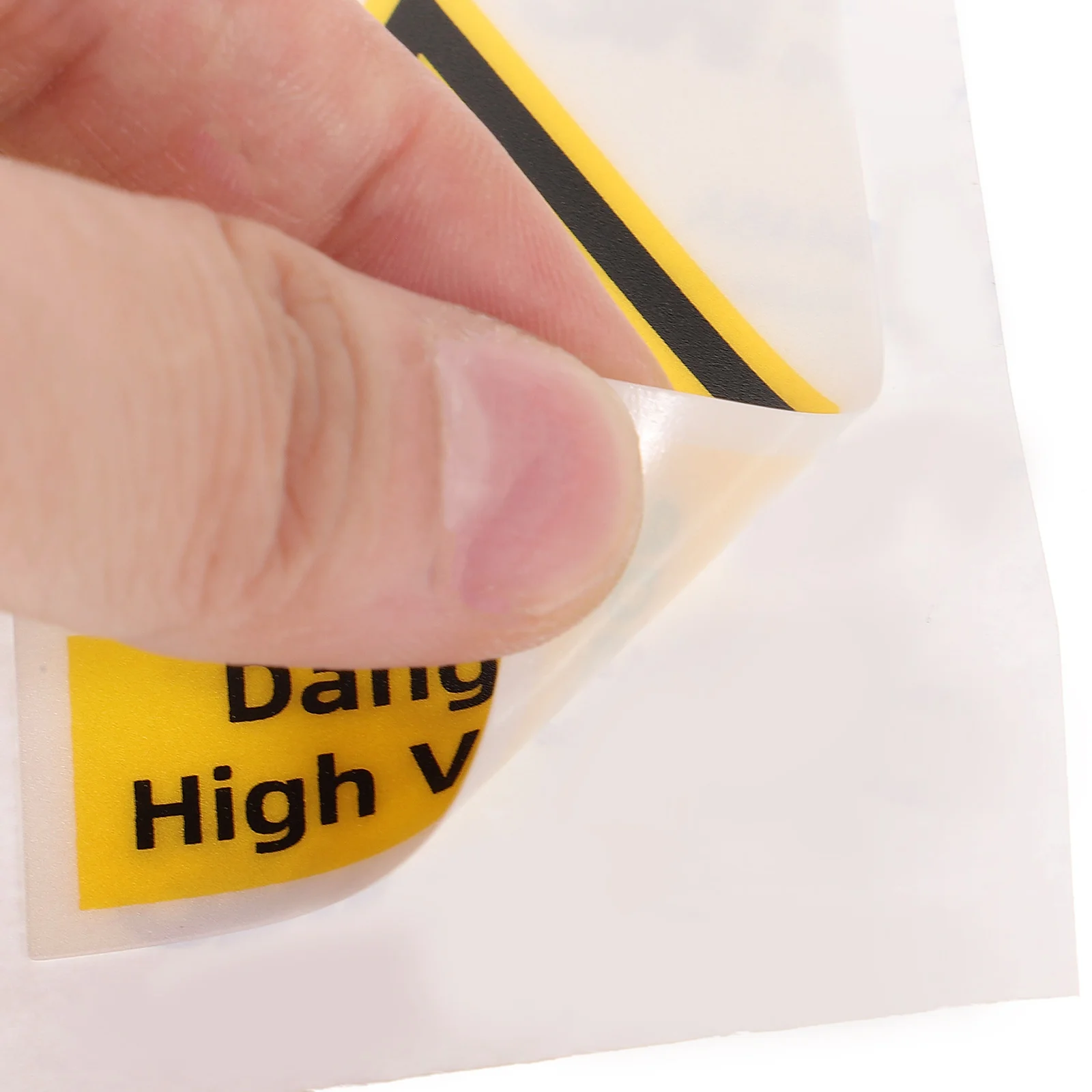 5 Pcs Equipment Safety High Voltage Warning Label Stickers Sign Electrical Labels Reflective Panel Car Decals Appliance Caution