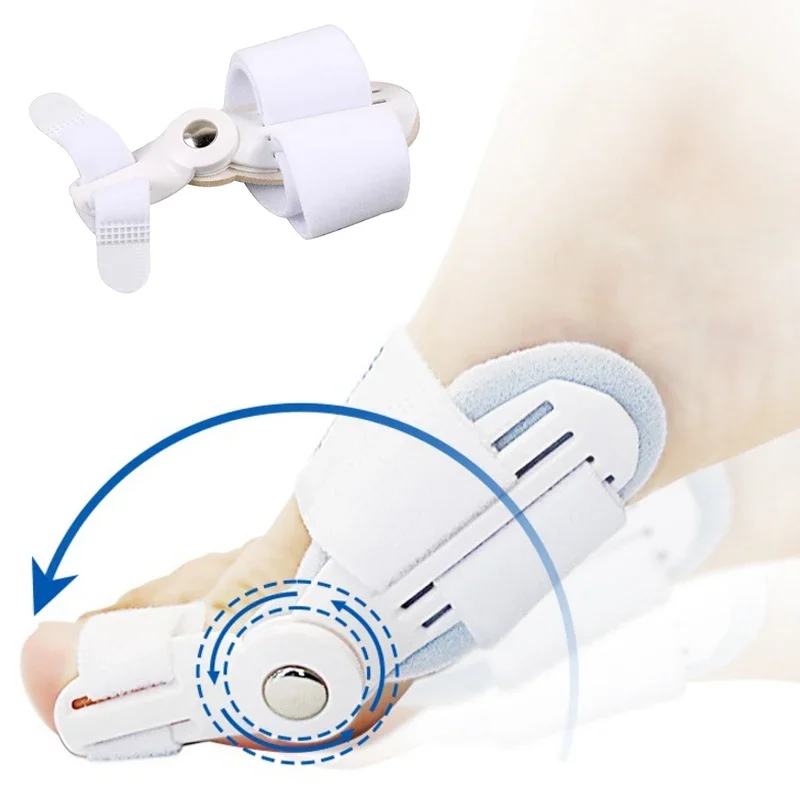 2Pcs Big Bone Toe Bunion Splint Corrector Straightener Hallux Valgus Protector Foot Pain Relief Care Tool for Feet