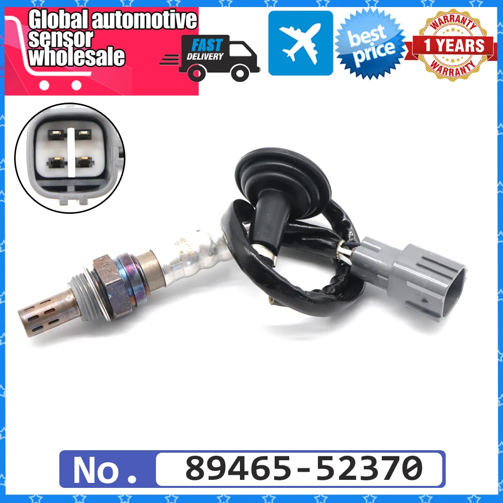 

Car Downstream Rear 89465-52370 Air Fuel Ratio Lambda Oxygen Sensor for Toyota Vios 06-16 Yaris Vitz 06-11 1.3L 1.5L 8946552370