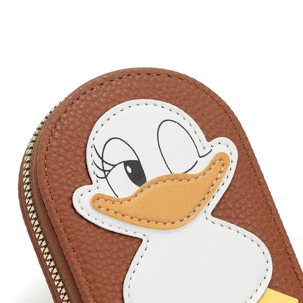 بطاقة حقيبة حامل البطاقة تغيير وثيقة بطاقة تخزين بطة شكل مساحات متعددة لطيف سعة كبيرة أكياس الكرتون محفظة نسائية للعملات المعدنية