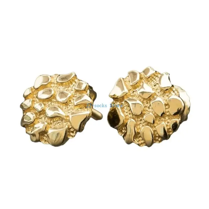 

37JB Irregular Geometric Studs Earrings for Fashion Women Seeking Comfortable