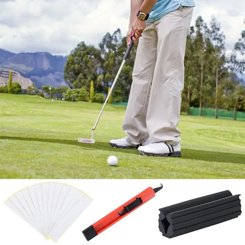 Durable Golf Club Grip Kit Tape Rubber Vise Repair Replace Install Tool Hook Blade Golf Club Regripping Kit Golf Accessories