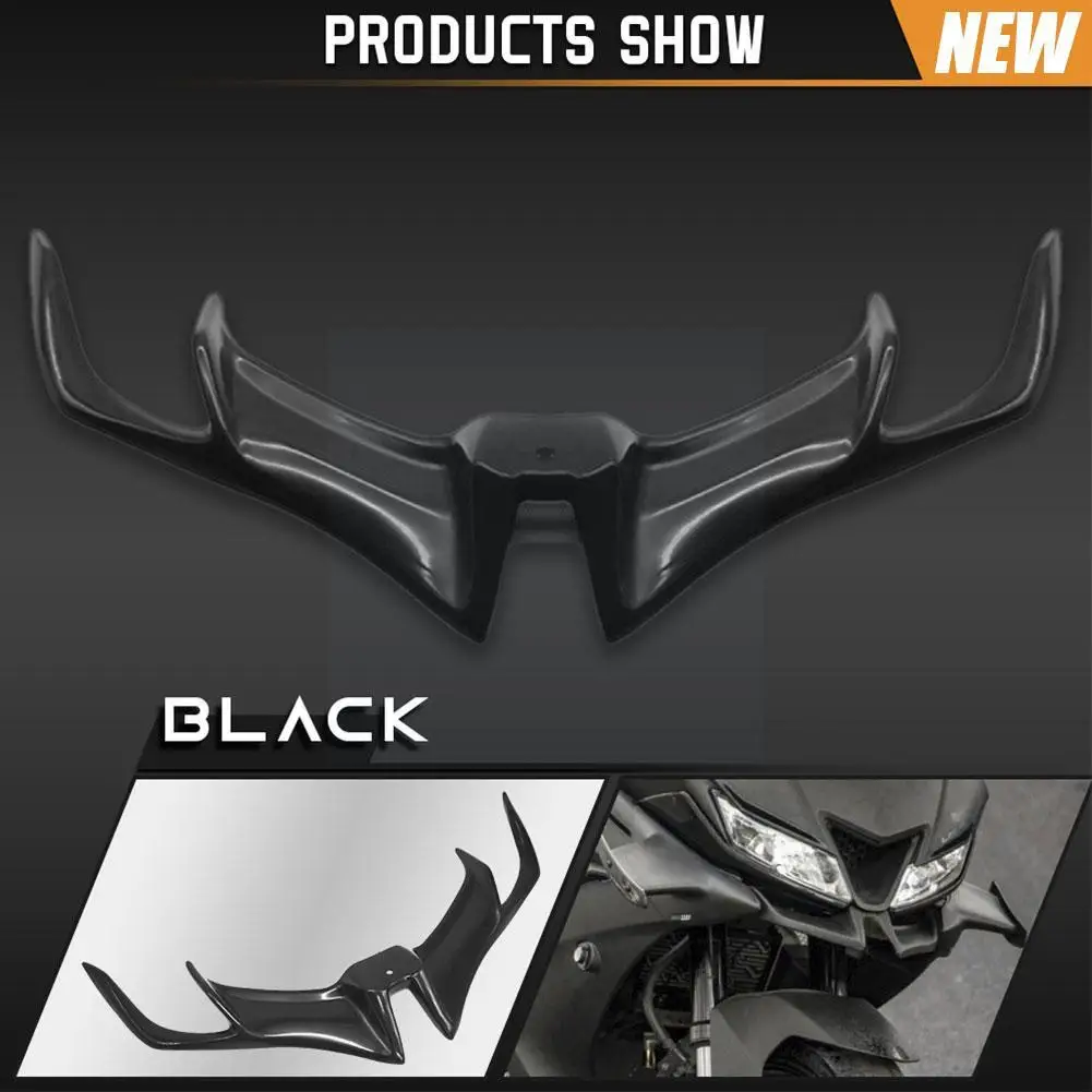 Motorcycle Front Fairing Winglet Wing Cover Trim For R15 V3 2017-2020 Shark Fin Beak Motorcycle Decorative Accessori D9r7