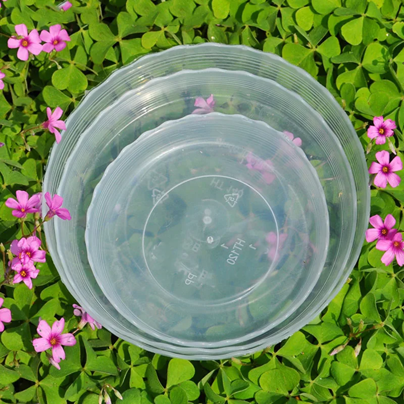 5 шт. ультра прозрачный дышащий цветочный горшок, используемый для посадки орхидеи-бабочек, домашних горшечных растений и садовых детских чашек C1