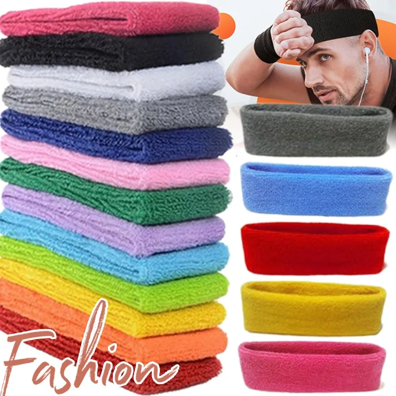 

Men Sports Headband Fitness Hair Bands for Woman Hair Wrap Brace Elastic Cycling Yoga Running Exercising Sweatband Headwear