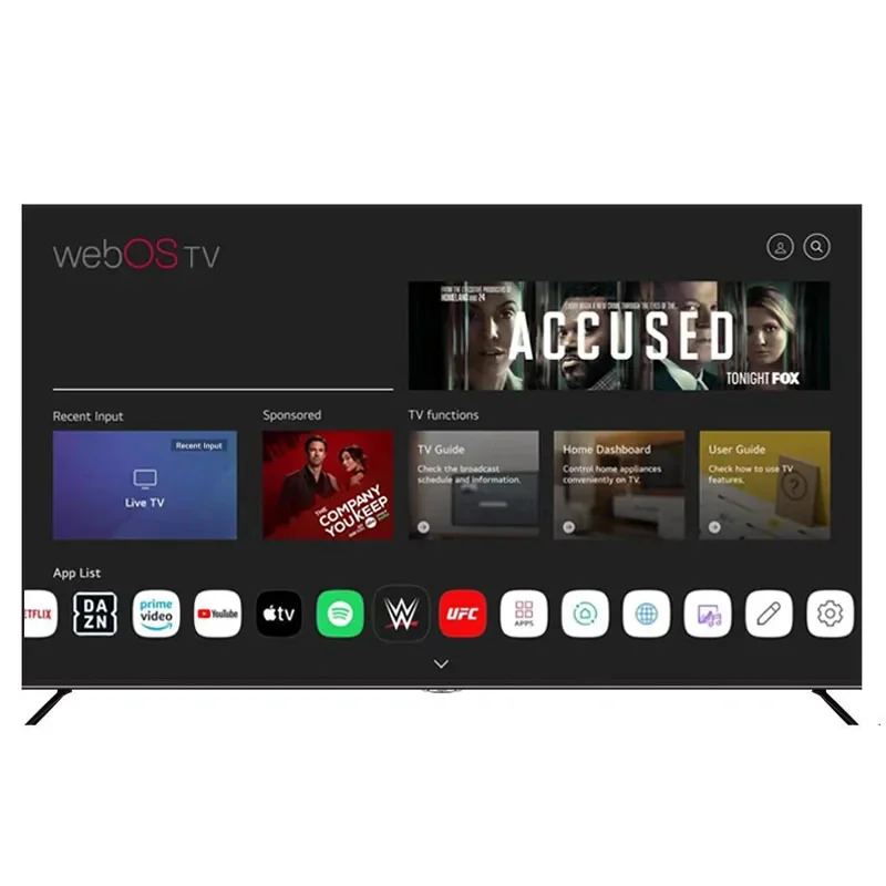 LED TV Type 2160P 4K UHD Television 65 Inch Smart TV With WIFI