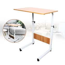 Lazy Computer Stand Lift table With Universal Wheels, Height Adjustment, Desktop Size 15.74*23.62inch