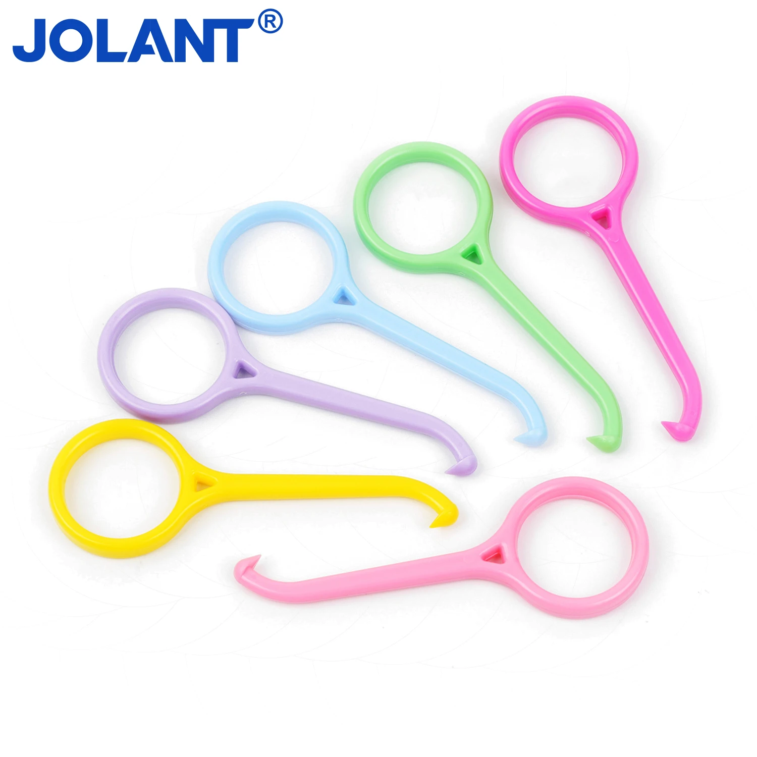 20pcs JOLANT Dental Orthodontic Aligner Remove Hook Dental Invisible Brace Extractor Portable Plastic Tooth Socket Removal Tools