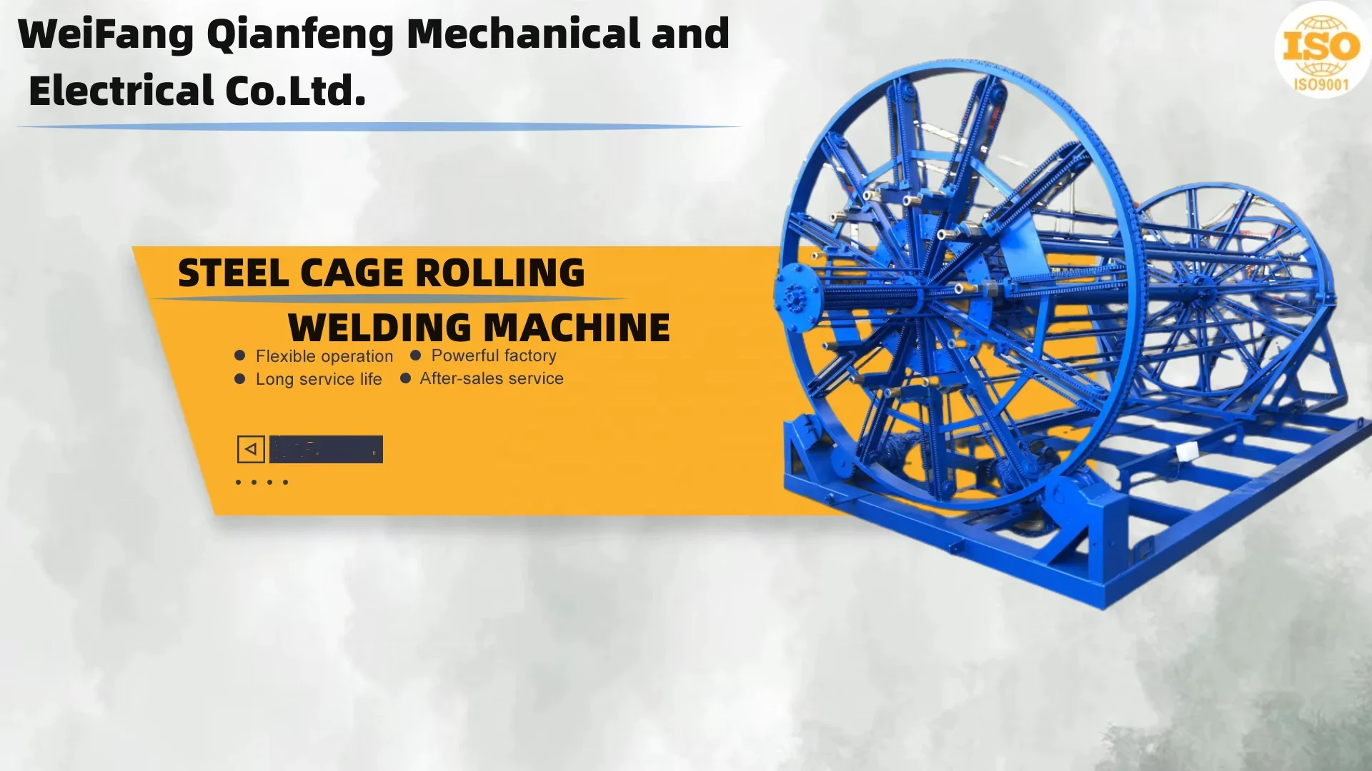 Automatic High-Bandwidth Steel Cage Machine New Condition Core Motor Construction Industries-Square Concrete Pipe Making Machine