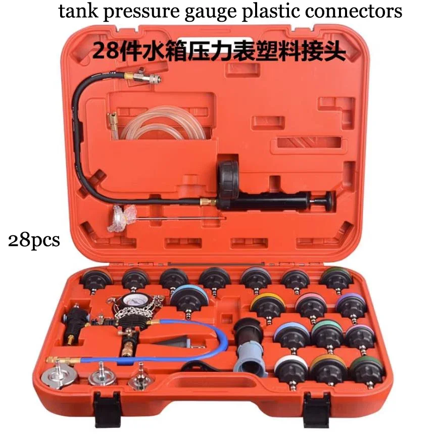 Radiator Lek Detector Auto Koelsysteem Tester Drukmeter Kit Watertank Lekdetectie Detector Auto Reparatie Tool