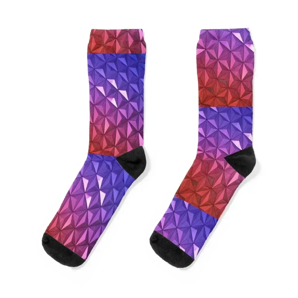 

Arts Festival Geodesic Sphere Socks Antiskid soccer professional running winter gifts Women's Socks Men's