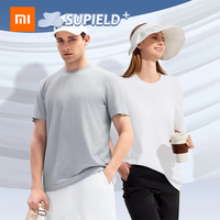 Xiaomi Mijia SUPIELD T-shirt Antibacterial Men T Shirt Quick Drying T-shirts for Men Summer COOLSTONE Casual High Elastic Fabric