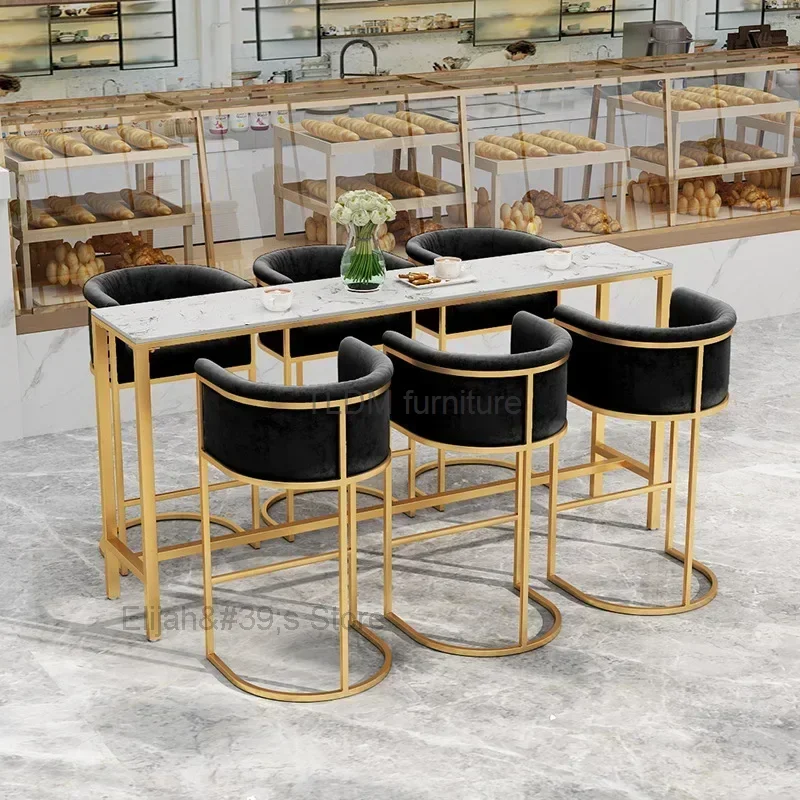 Waiting Barstool Dining Chairs Soft Nordic with Backrest Velour Kitchen Bar Luxury Modern Leisure Taburete Cocina Bar Furniture