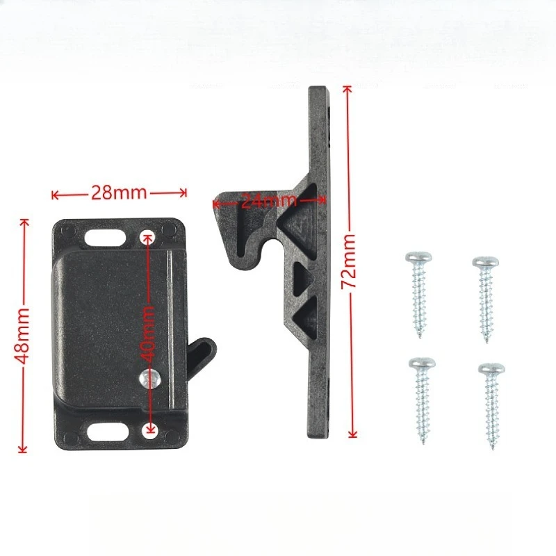 Side Mount Pull Latch Grab Lock RV Cabinet Door Lock Pull To Open Furniture Lock Accessory for Camper Van Yacht