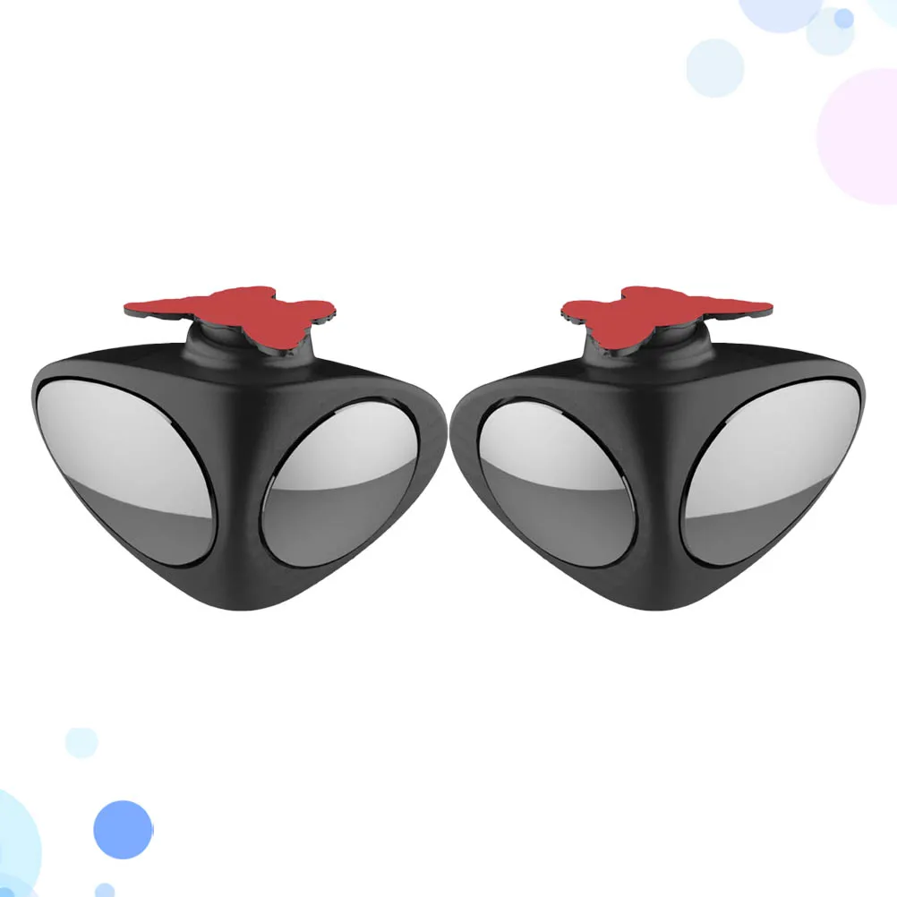 

2pcs Car Rear Wide Angle Auto Rearview Mirror Adjustable Paste Type Vehicle Mirror For All Cars Safe