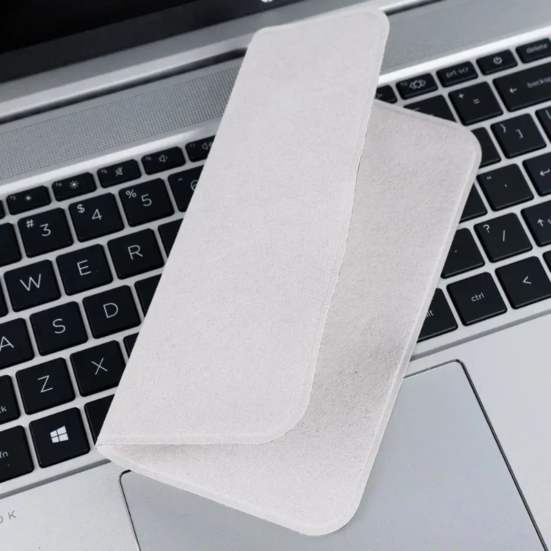 Paños de pulido para Apple iPhone iPad MacBook IWatch paños de limpieza de microfibra suave de doble capa toallita limpiadora de pulido de pantalla
