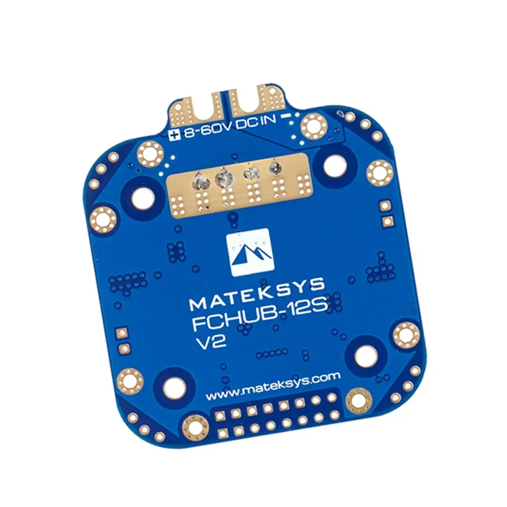 BoMasMMATEKSYS PDB FCHUB-12S V2 5V / 12V Output 440A Current Sensor 3-12S 30.5mm For Multirotor X-Class Cinelifter RC FPV Drone