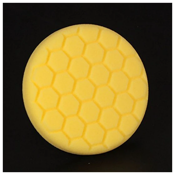 1X Car Van Valeting Polisher Buffer Lamb Wool Polishing Pad 6 Inch & 5Pcs 6 Inch 150Mm Hex Logic Polishing Pad