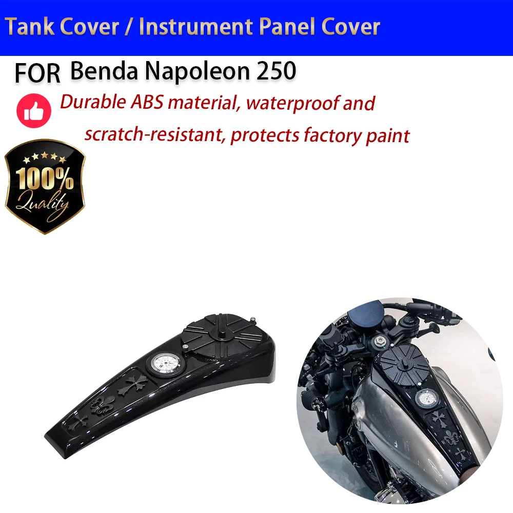 For Benda Napoleon 250 Tank Cover Instrument Panel Protector ABS Scratch Proof No-Drill Accesorios Moto