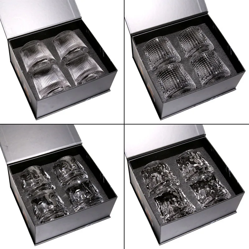 Ultimate Whiskey Barware Gift Box Set with Creative Glasses for the Perfect Whiskey Experience