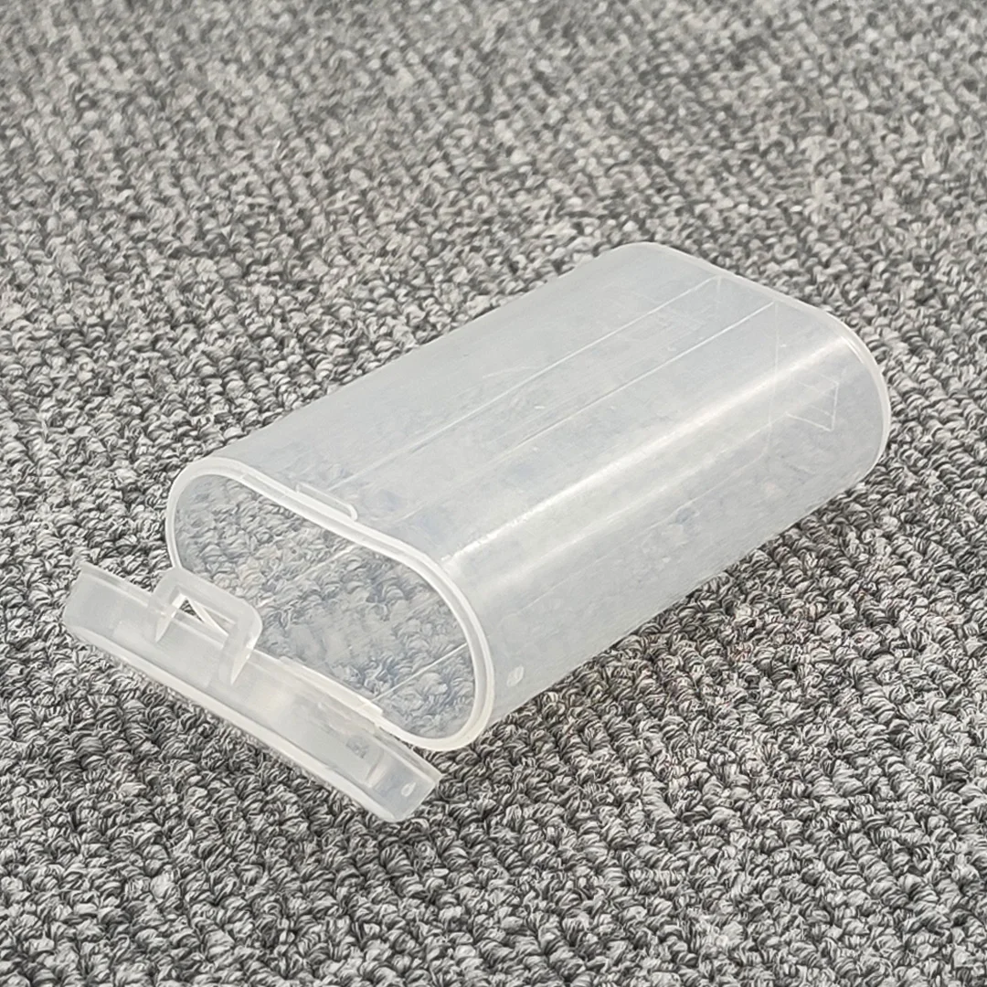 21700 battery storage box hard shell bracket 21700 charging battery box power box 21700 battery box plastic box transparent