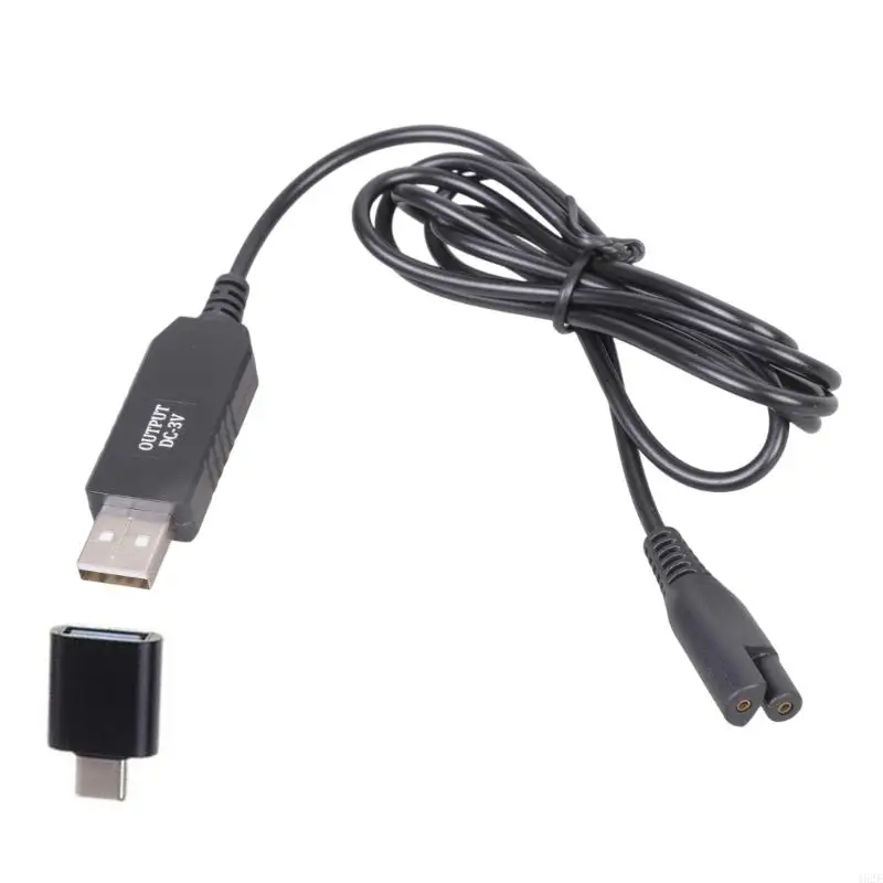 462E USB Type C Chargers Cord Replacement For Cordless Water Flossers 3V 100mA Portable Travel